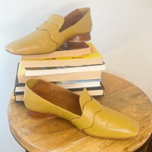 Mcguire Toledo Dijon Mustard Yellow Leather Loafer